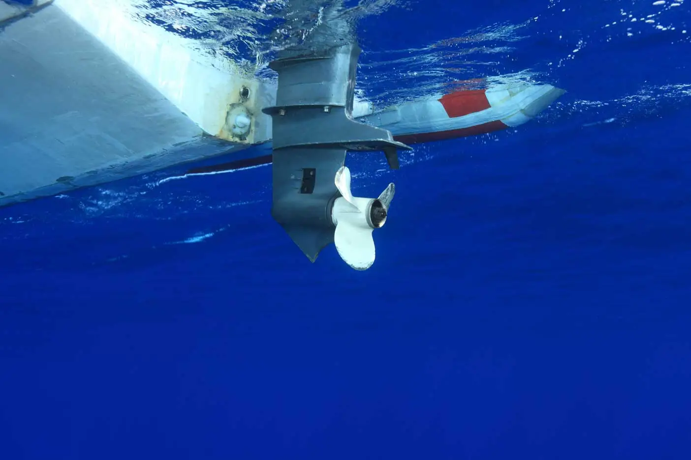 Propeller underwater